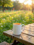 Simple Light Taupe Tranquility Mug