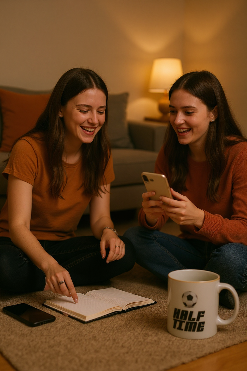 Half Time & Full Time Soccer Mug | Gift for Football Fans