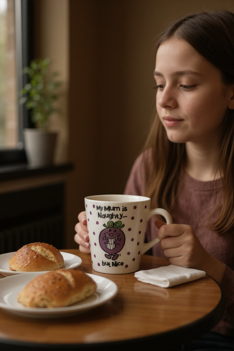 Little Miss Naughty Polka Dots Mischief Mug