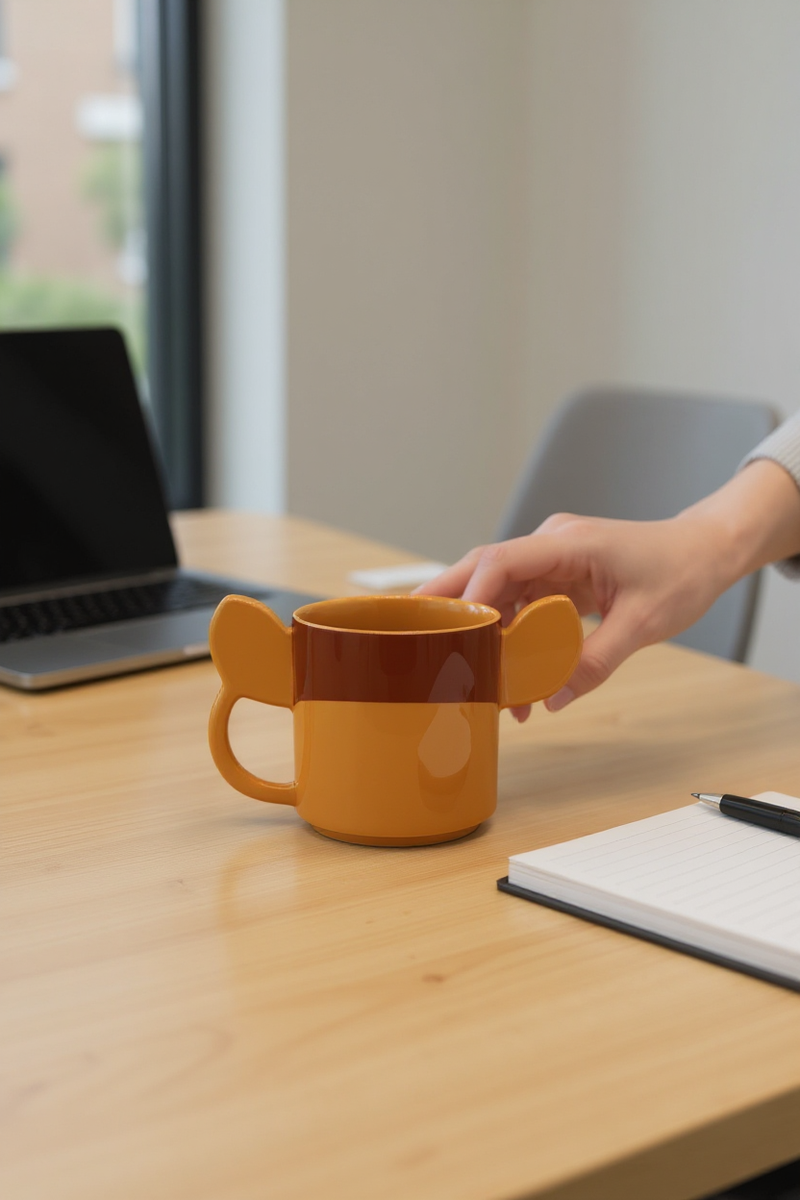 Deer Shaped Woodland Mug