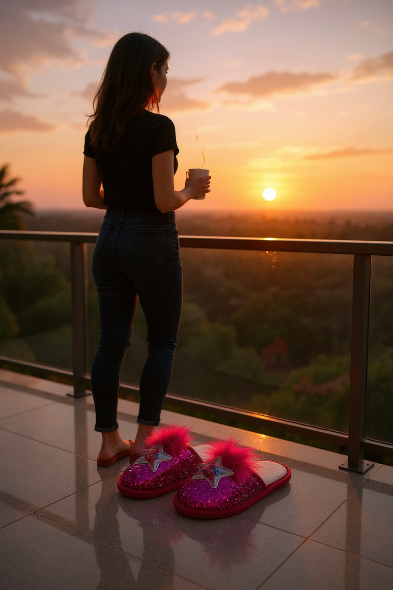 Trolls 'Sparkle &amp; Snuggle' Cozy Slippers