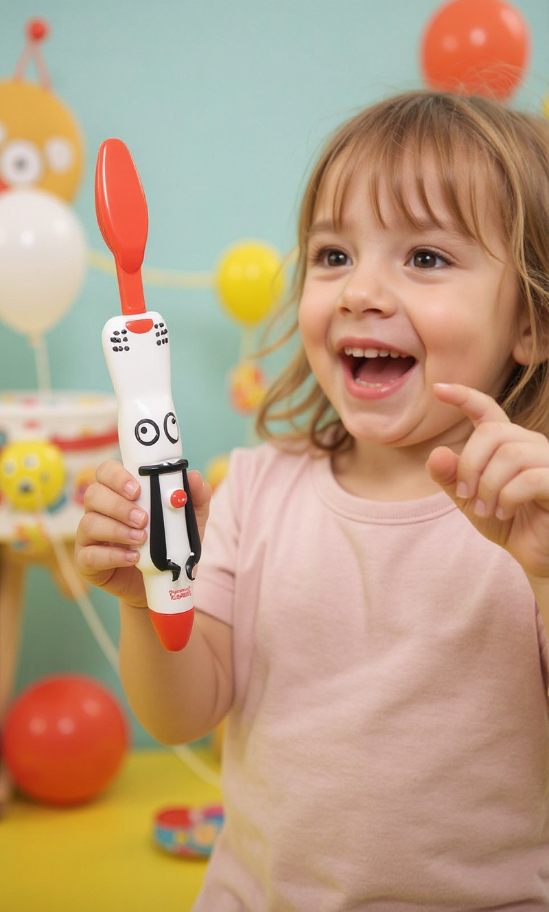 Brush Buddies Talkin Bow Wow Brewster (Dog) Toothbrush- Orange