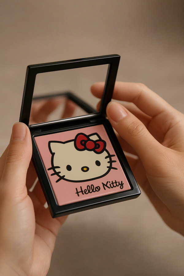 Hello Kitty's On-the-Go Compact Mirror