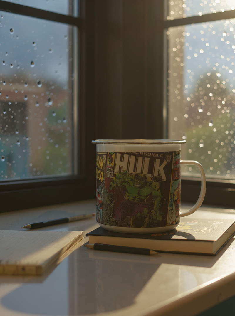 Marvel Retro Glory Enamel Mug