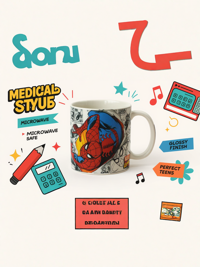 Amazing Spiderman Comic Ceramic Mug | Gift for Marvel Fans