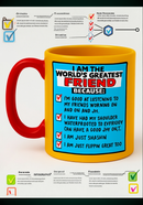 World's Greatest Friend Novelty Mug