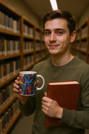 Web-Warrior Spiderman Comic Ceramic Mug | Gift for Marvel Fans