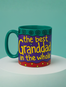 Whimsical Angel Best Grandad Cartoon Mug