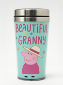 Peppa Pig Beautiful Granny Travel Tumbler | Gift for Peppa Pig Fans