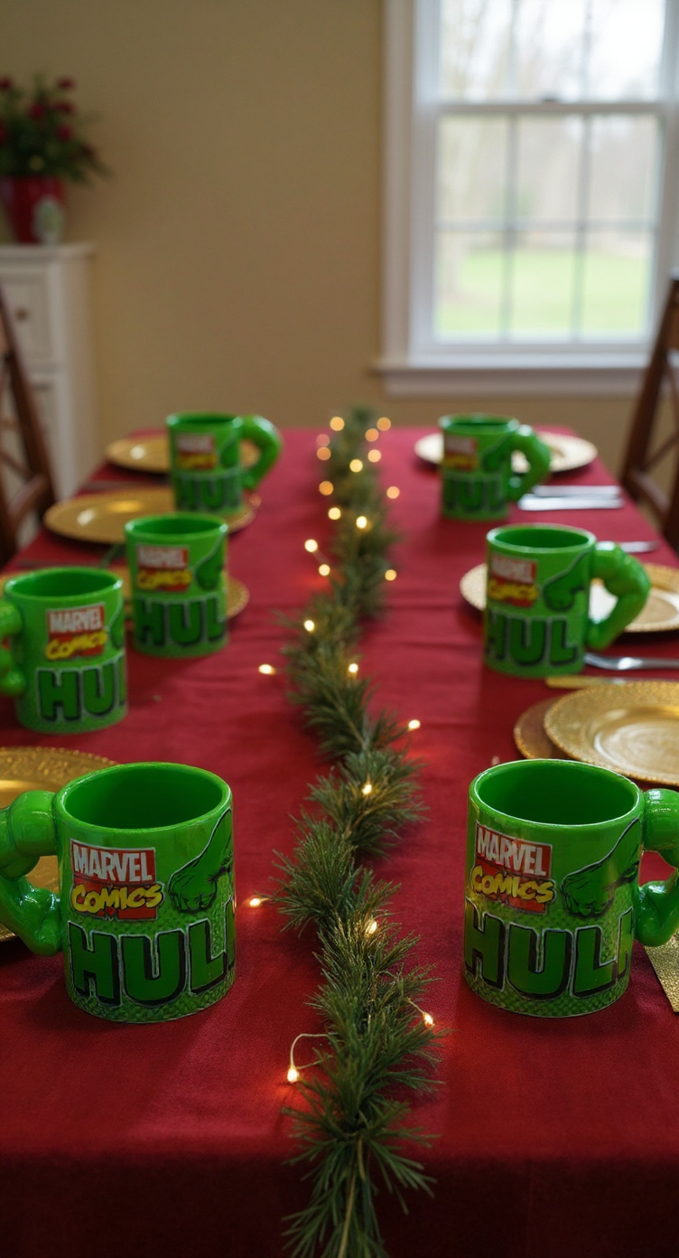 Marvel Hulk Titan 3D Arm Handle Green Ceramic Mug | Gift for Marvel Fans