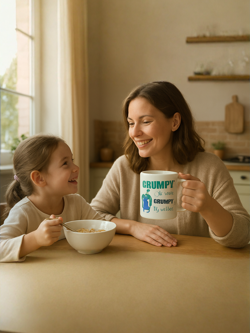 Little Miss Mr. Grumpy Cup and Keychain Gift Set