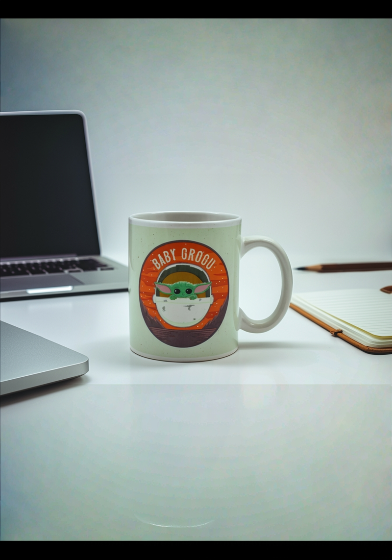 Star Wars The Mandalorian Baby Grogu Mug