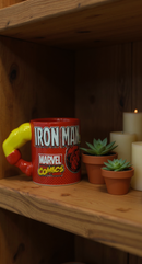 Marvel Comic Iron Man 3D Arm Handle Ceramic Mug