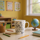 Disney Princess Mug & Fuzzy Socks Gift Set for Women & Girls –Ceramic Coffee