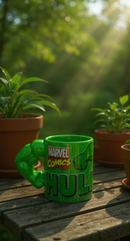 Marvel Hulk Titan 3D Arm Handle Green Ceramic Mug | Gift for Marvel Fans