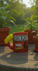 Marvel Comic Iron Man 3D Arm Handle Ceramic Mug