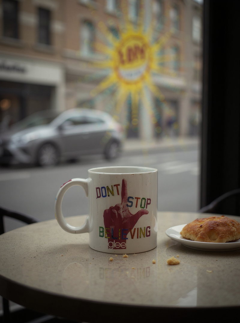 Glee Don’t Stop Believing Ceramic Mug | Gift for Music Lovers