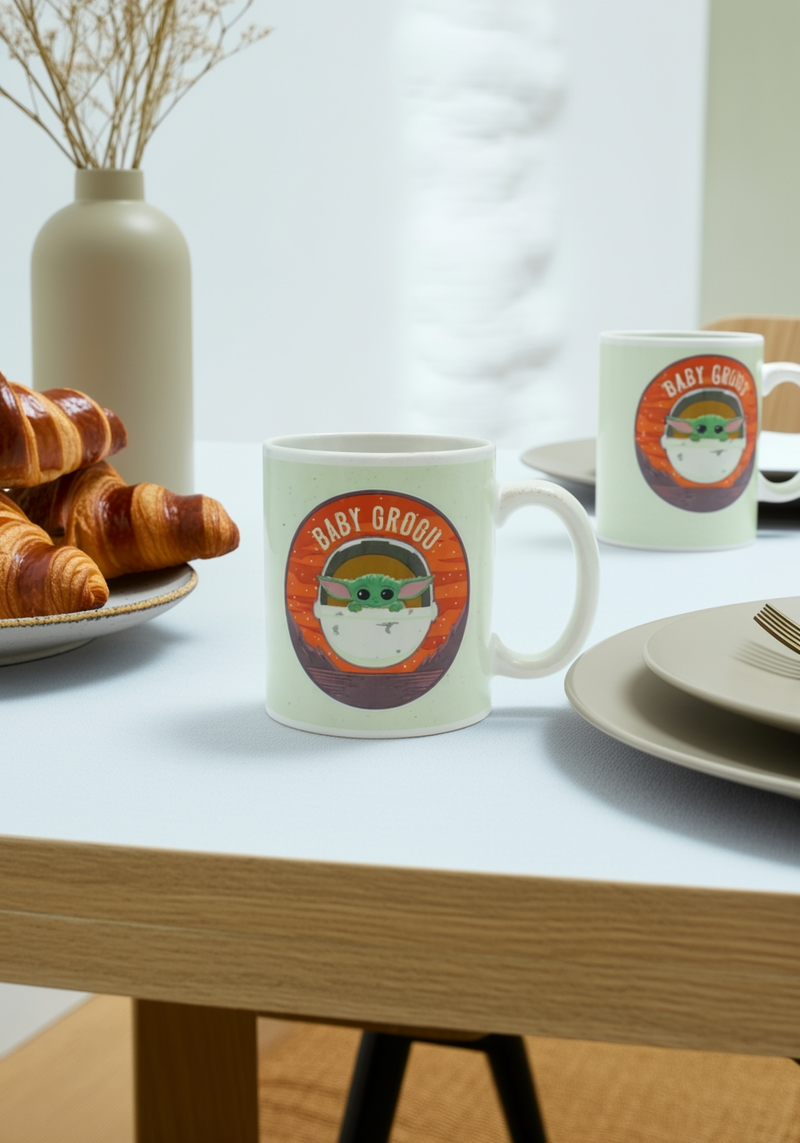 Star Wars The Mandalorian Baby Grogu Mug