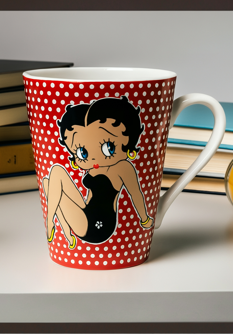 Betty Boop Red Polka Dot Chic Mug