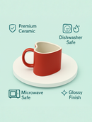 Crimson Love Ceramic Mug