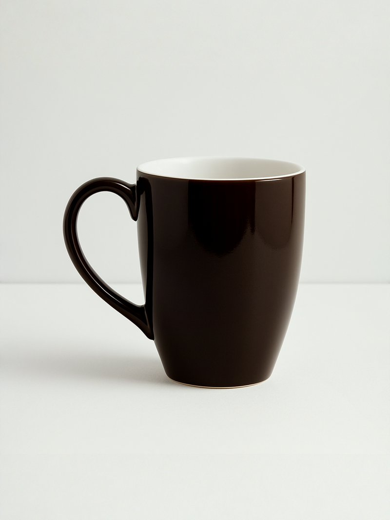 Classic Dark Brown Elegance Mug