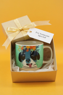 Adorable Puppy Blossom Crown Mug