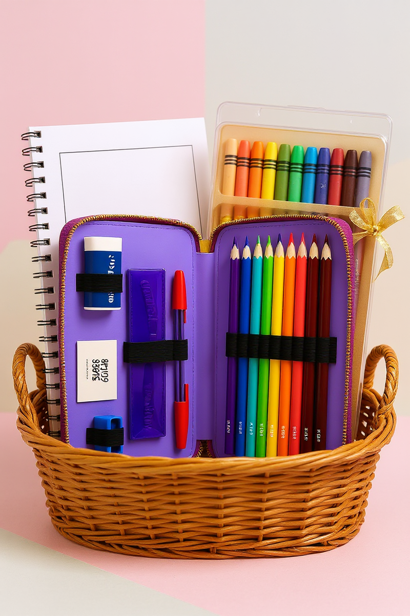 Rainbow Pencil Case Delight Set