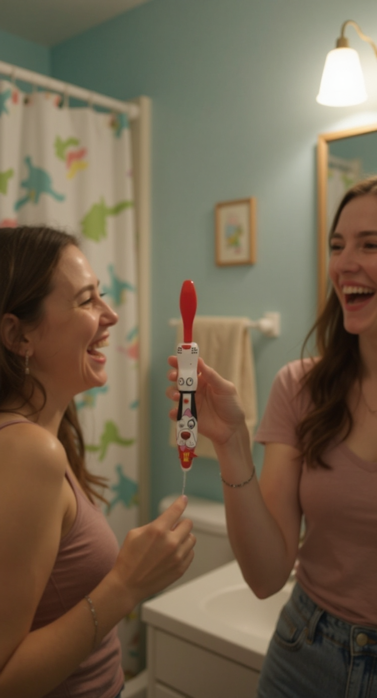 Brush Buddies Talkin Bow Wow Brewster (Dog) Toothbrush- Red