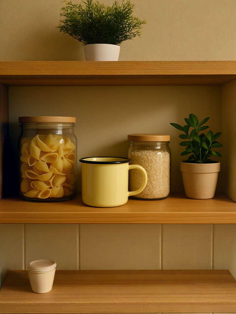 Classic Cream Enamel Camp Mug