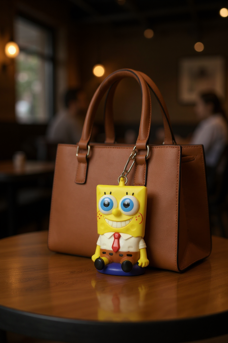 SpongeBob's Happy Place Cheerful Keychain