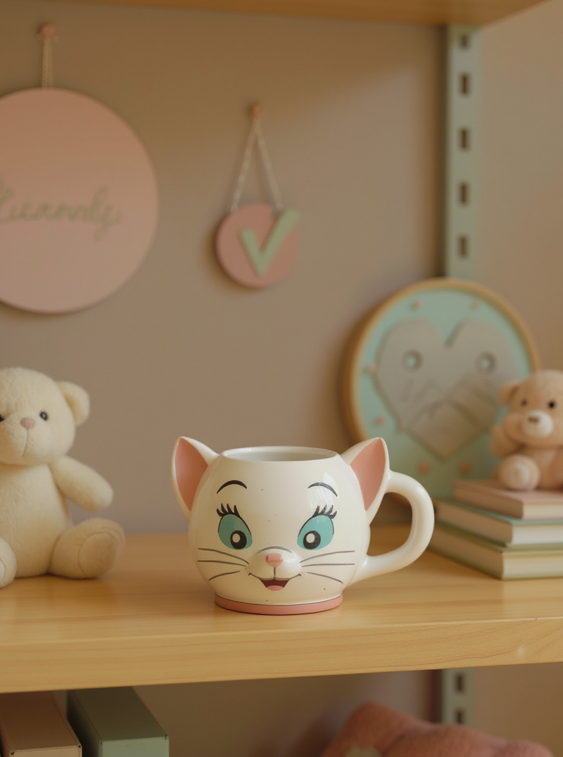 Marie the Cat 3D Charm Mug