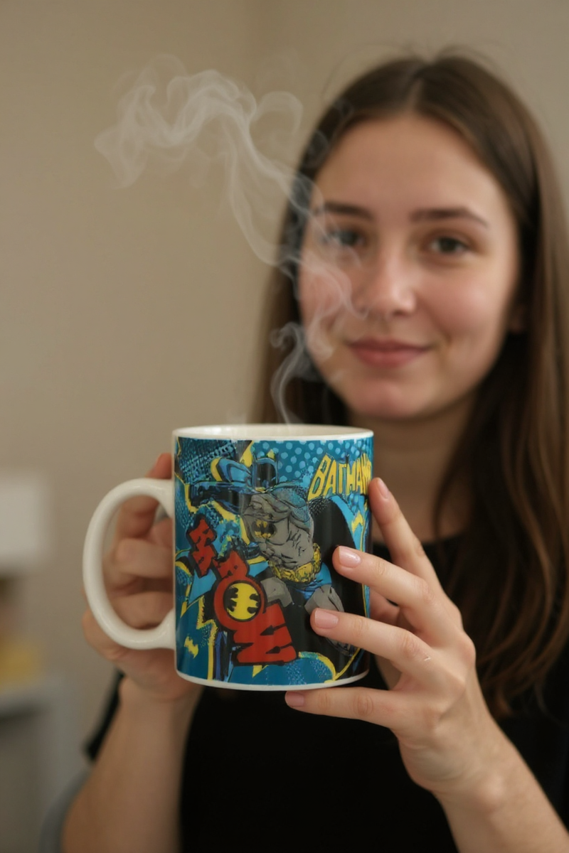 Pow &amp; Batman Dynamic Action Mug