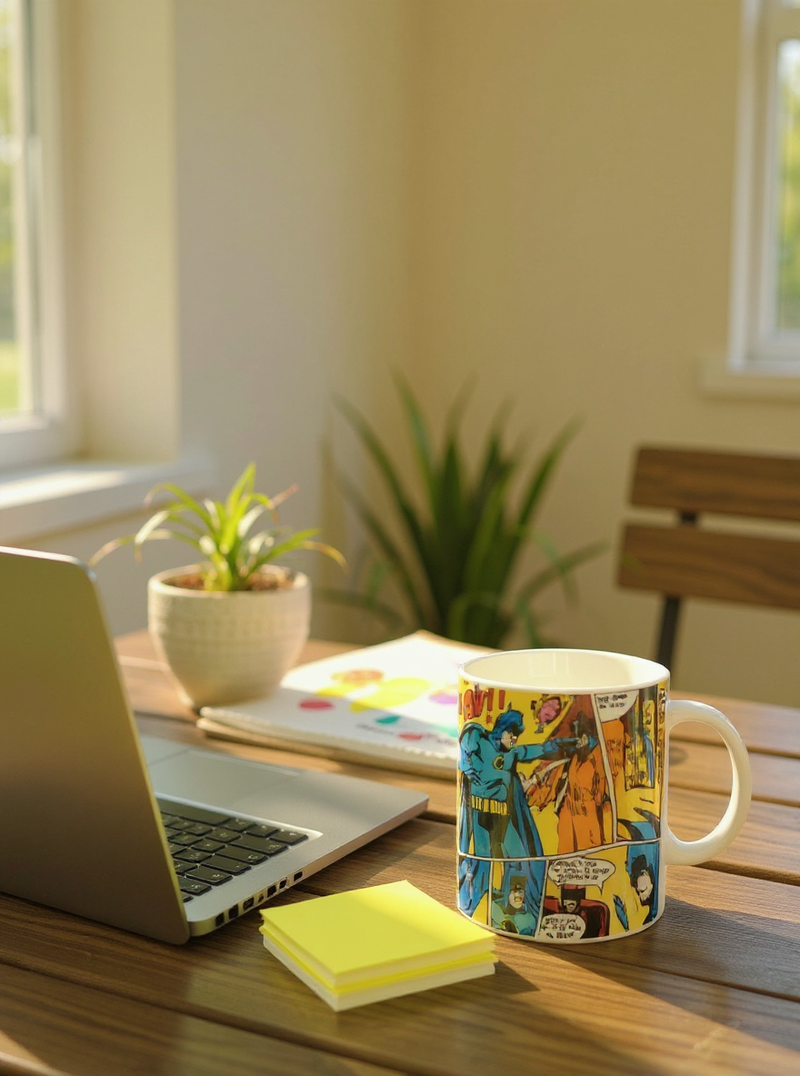 Batman Comic Strip Legacy Mug