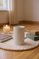 Classic White Serenity Long Mug