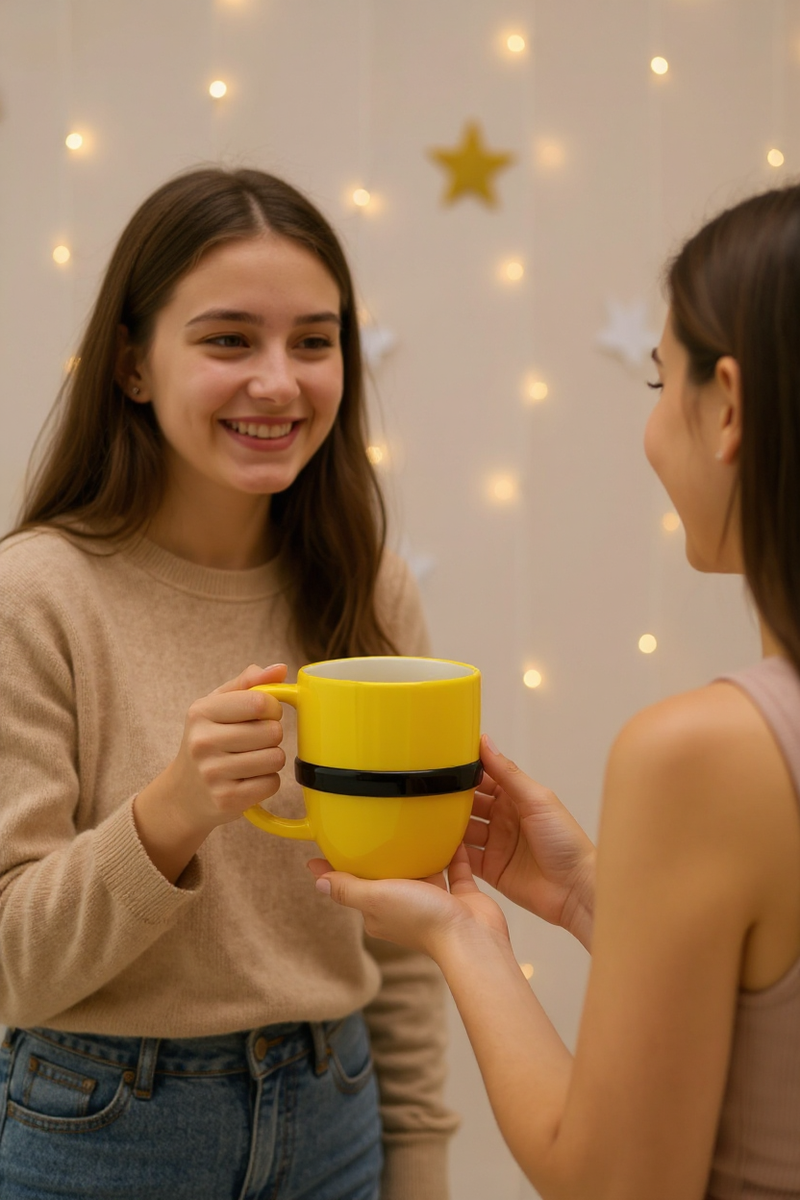 Minions Eye Peek Ceramic Mug