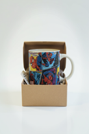 Web-Warrior Spiderman Comic Ceramic Mug | Gift for Marvel Fans