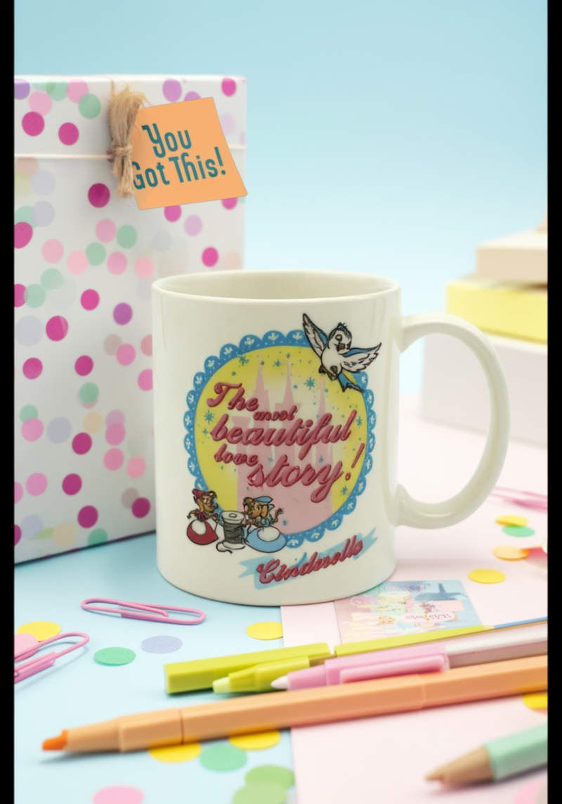 Disney Princess Cinderella Ceramic Mug | Gift for Disney Fans