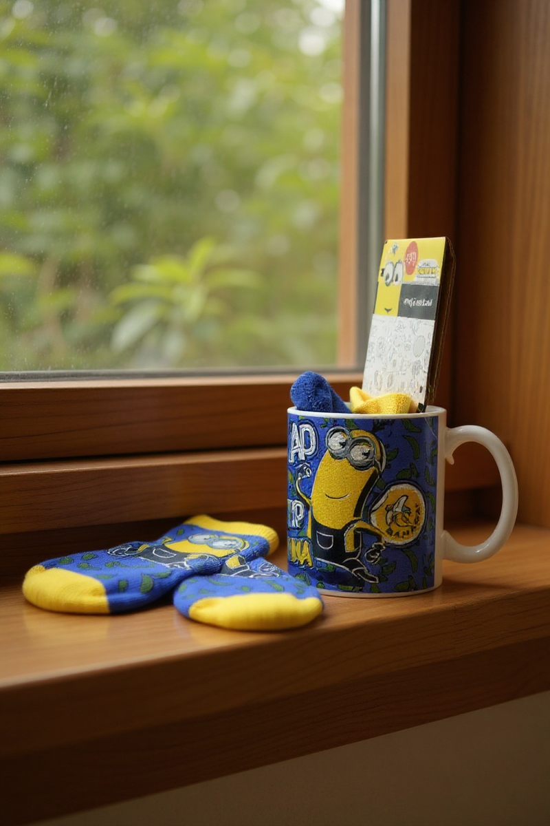 Despicable Me Minion Mischief Mug and Socks Set