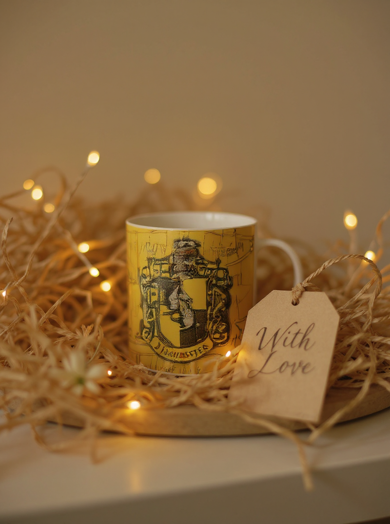 Hufflepuff Sunlit Harmony Coffee Cup | Gift for Harry Potter Fans