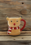 Christmas Reindeer 3D Festive Mug | Gift for Holiday Lovers