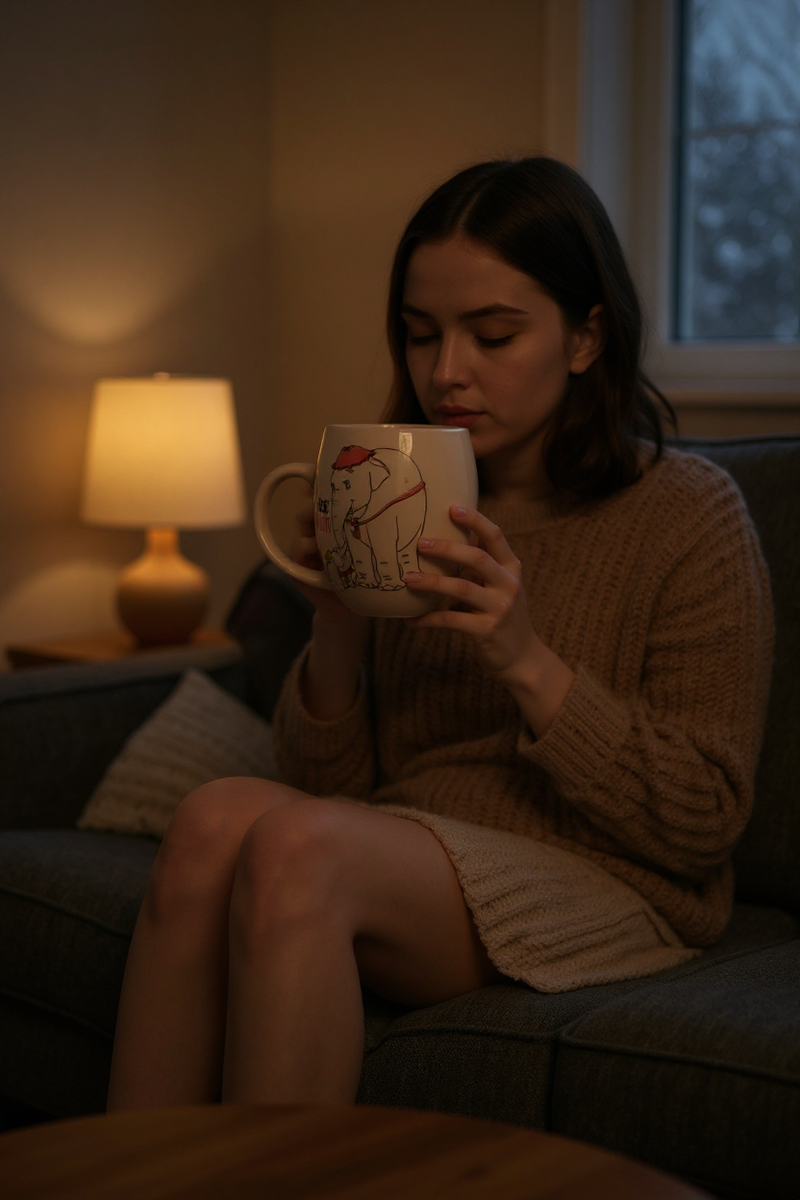 "Best Hugs Mum" Elephant Mug