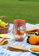 Glitter Sparkle Tumbler with Coral Lid