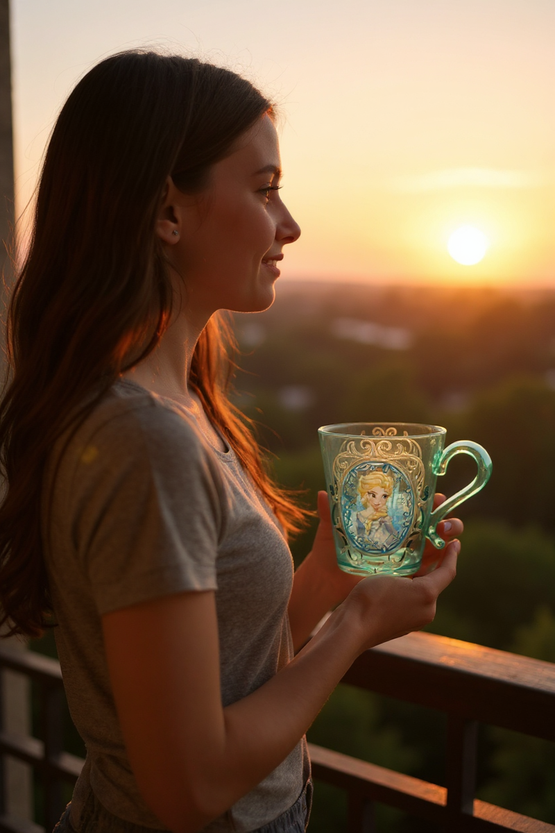 Frozen Frosty Transparent Mug | Gift for Frozen Fans