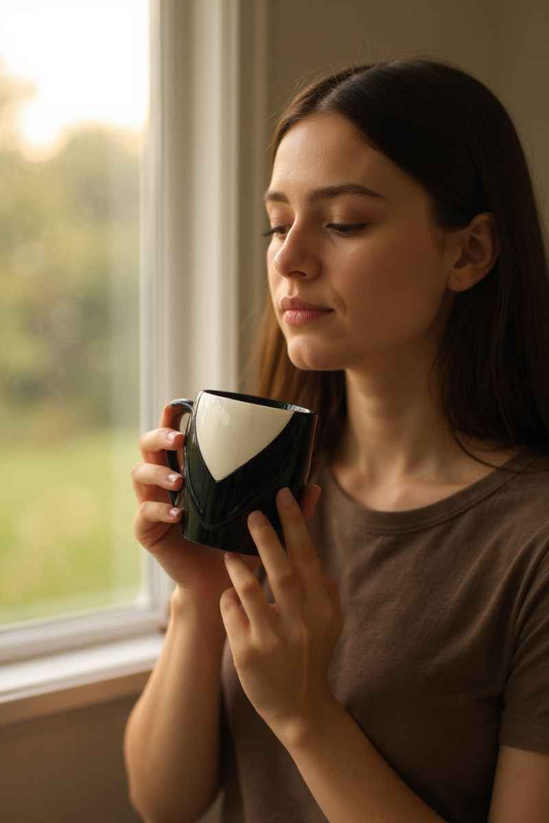 Tuxedo Elegance Ceramic Mug