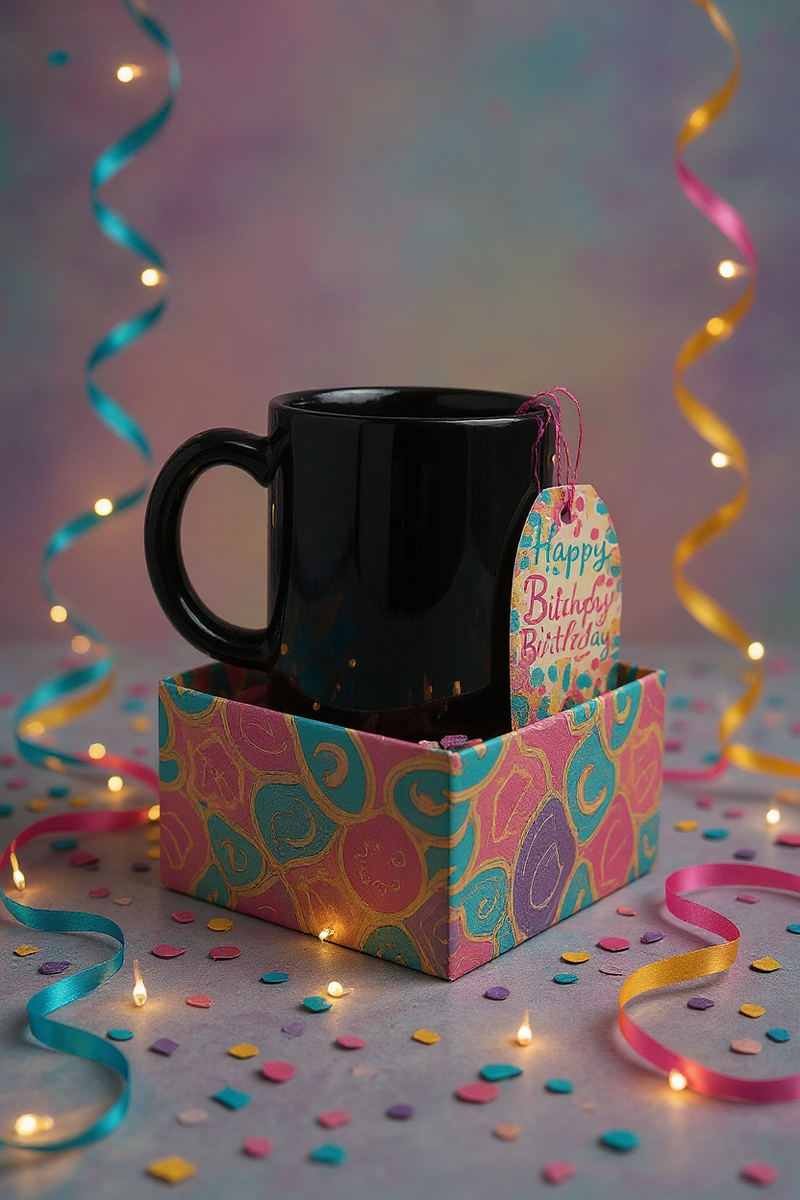 Timeless Ebony Glossy Mug | Perfect for Coffee Lovers