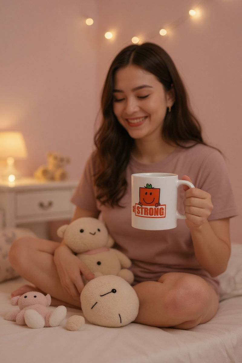 Little Miss Power Unleashed Ceramic White Mug