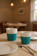 White and Blue Serenity Cup