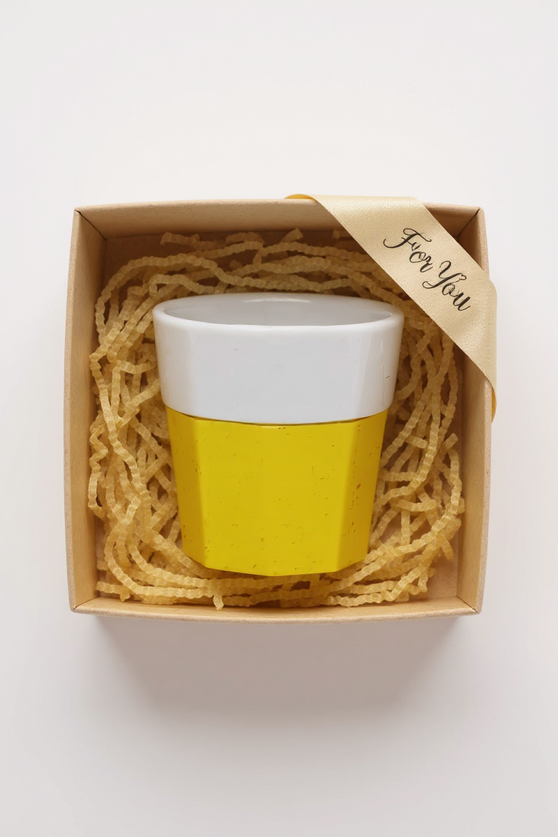 Ivory Sunshine Ceramic Mug | Gift for Everyday Joy