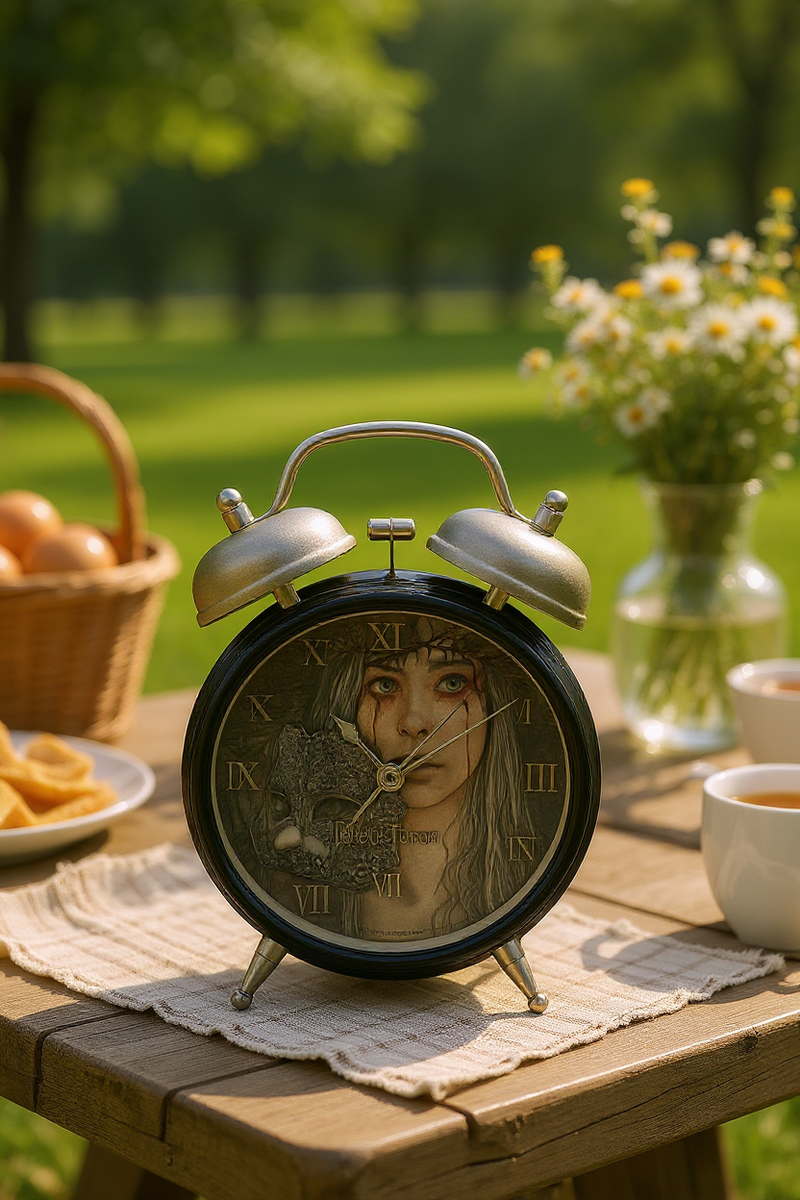 The Goth's Wake-Up Call Midnight Alarm Clock