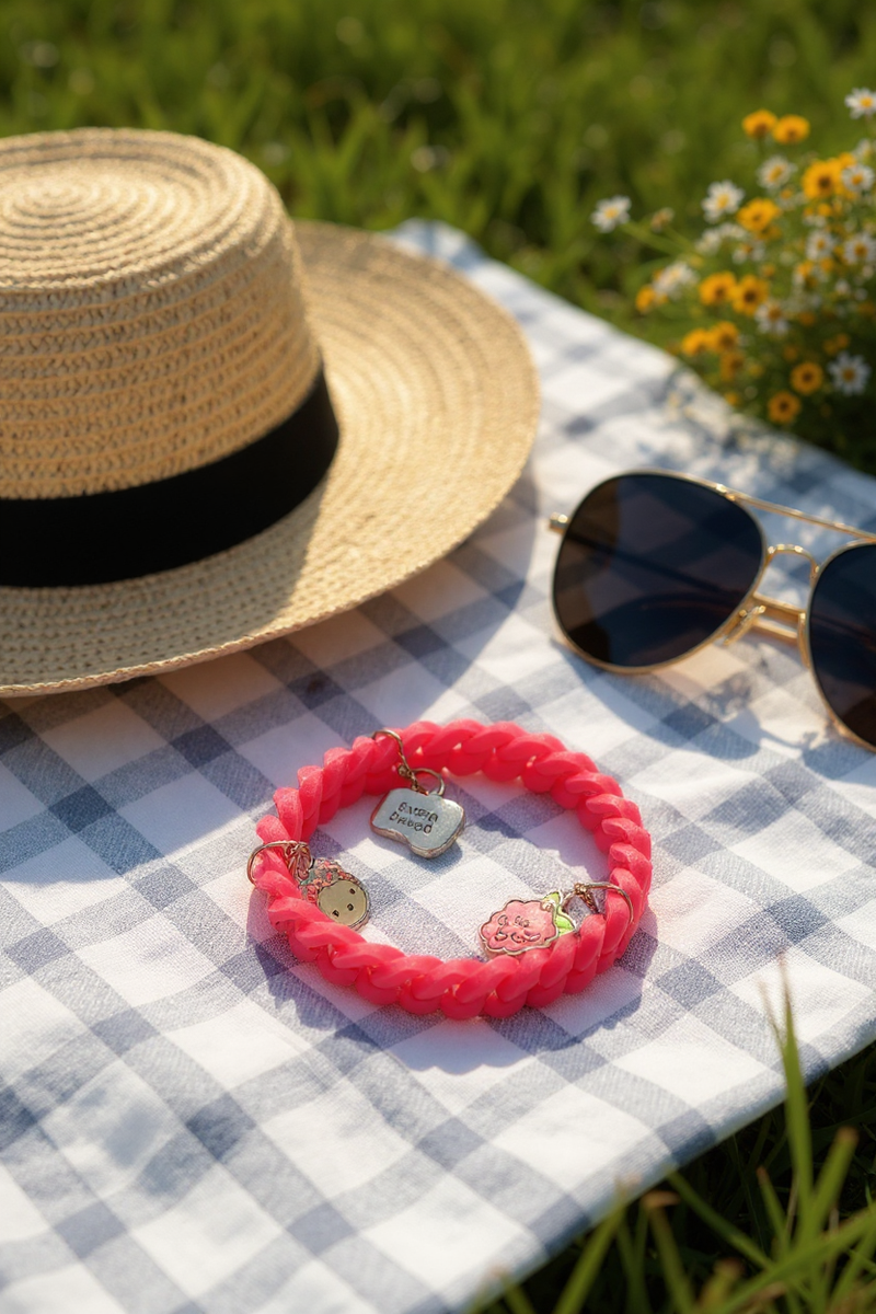 Hello Kitty Strawberry Charm Band for Girls